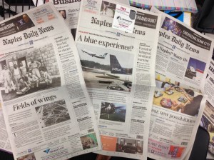 The stories ran front page Sunday through Tuesday. 